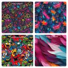 Basic softshell pulcsi mintás nyakrésszel